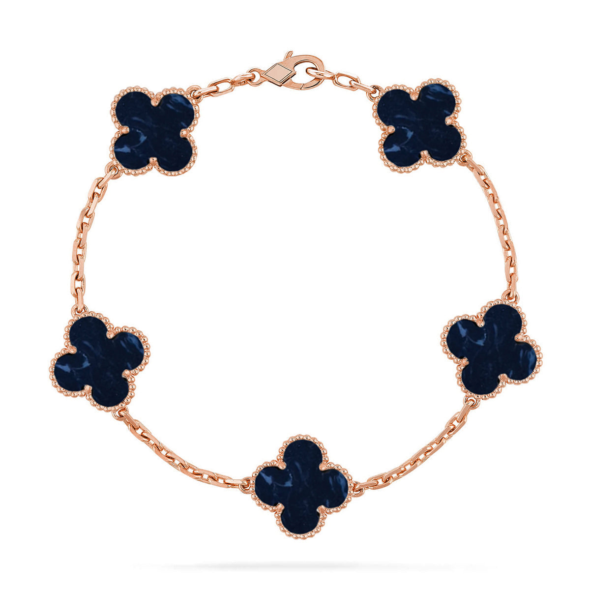 [Polaidi Jewelry]CLOVER 5 MOTIF PIETERSITE BRACELET COLLECTION