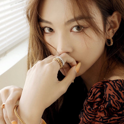 [：Polaidi Jewelry]CLASH スモールフープピアス