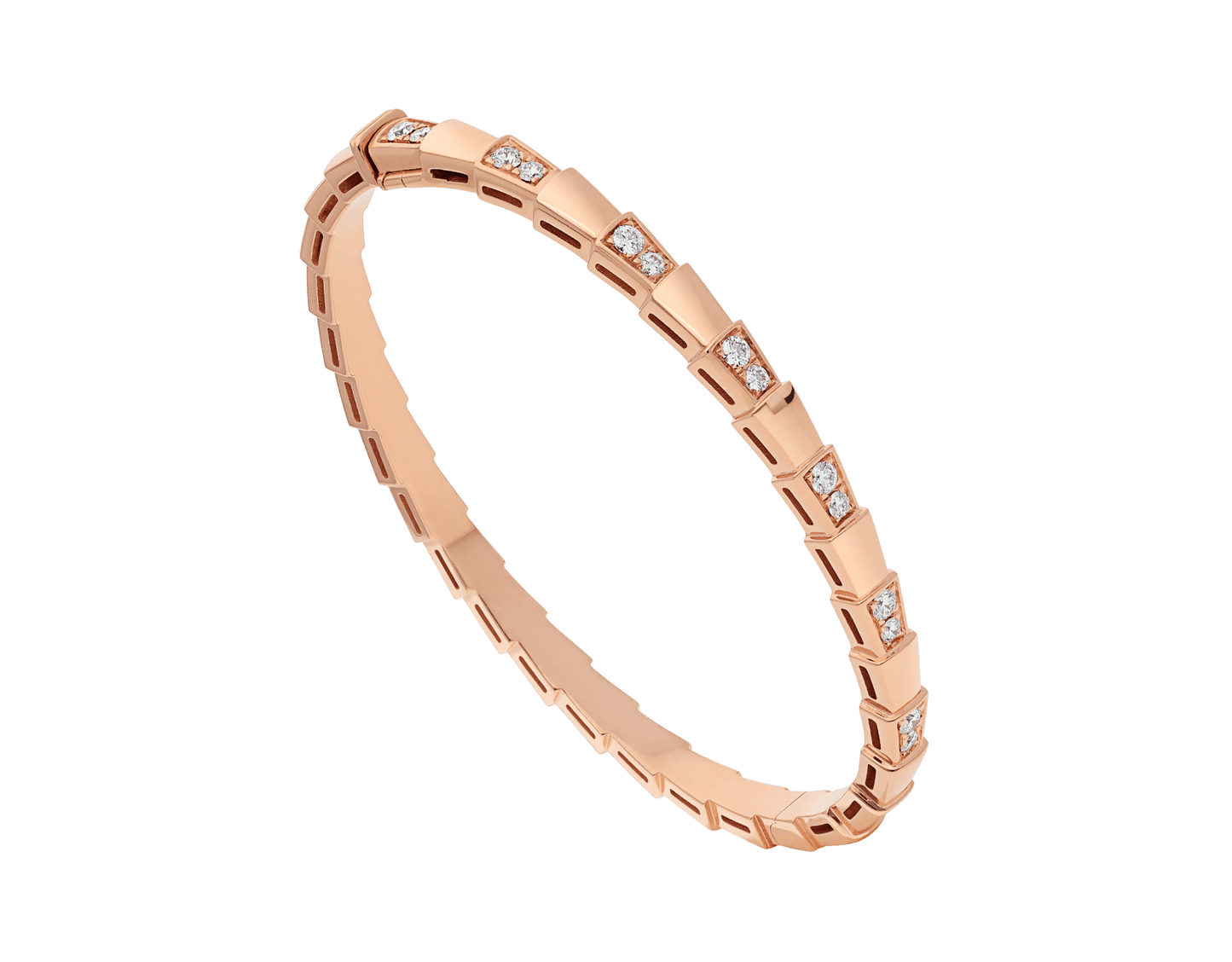 [Polaidi Jewelry]SERPENTI BRACELET PINK GOLD DIAMOND