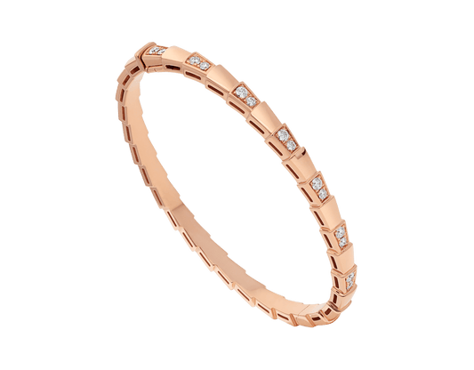 [Polaidi Jewelry]SERPENTI SMALL BRACELET PINK GOLD DIAMOND