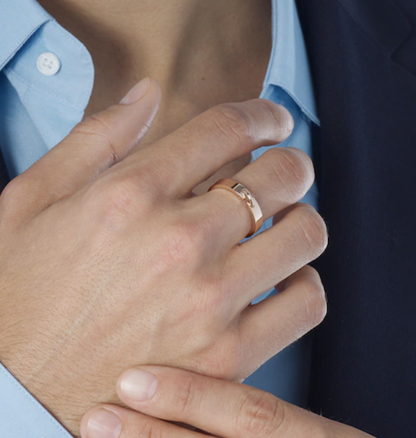 [：Polaidi Jewelry]ALLIANCE LIENS VIDENCE 4MM RING