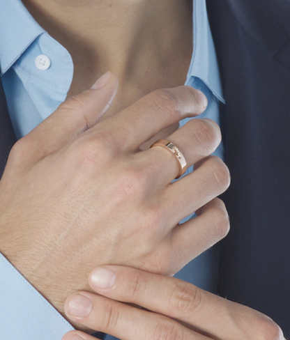 [：Polaidi Jewelry]ALLIANCE LIENS VIDENCE DIAMOND 4MM RING