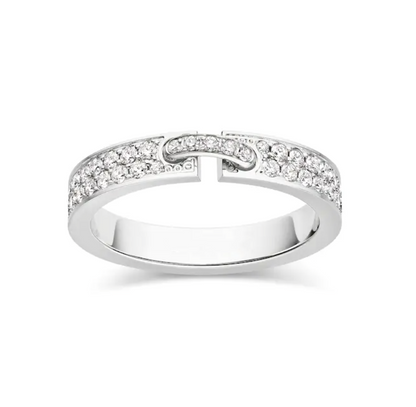 [Polaidi Jewelry]ALLIANCE LIENS VIDENCE PAVED DIAMOND 4MM RING