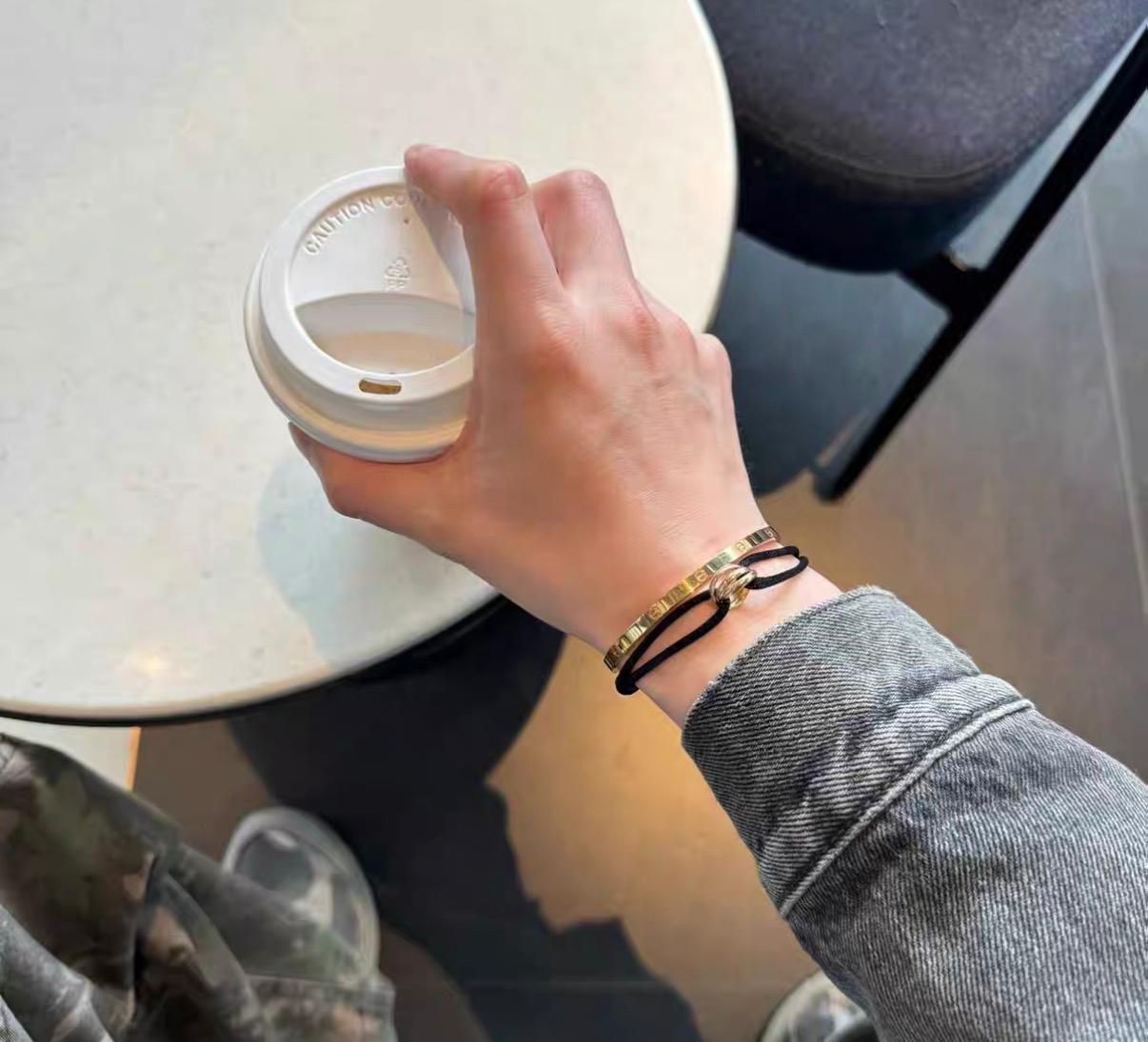 [：Polaidi Jewelry]THREE-RING WRISTBAND-COUPLE STYLE