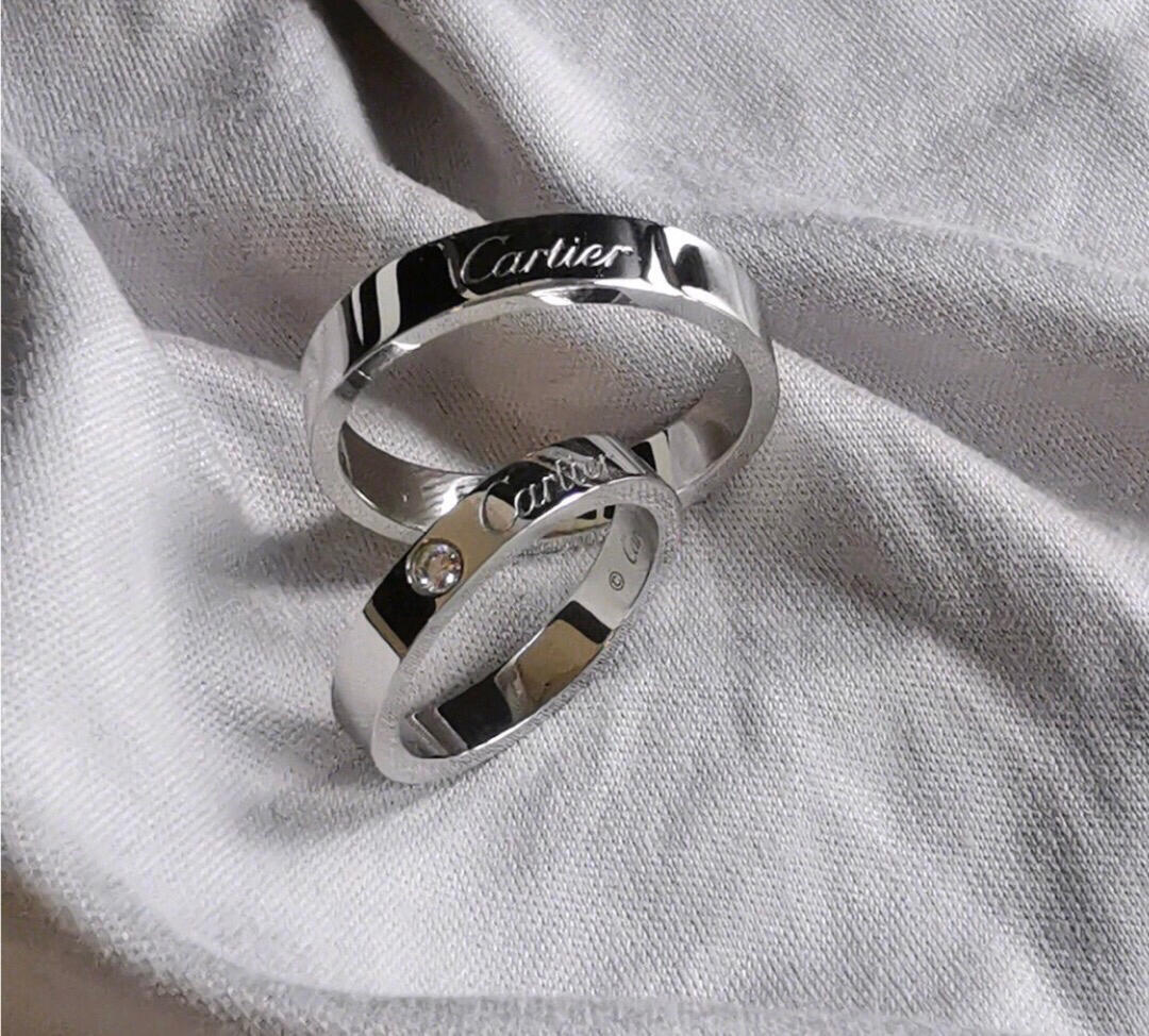 [Polaidi Jewelry]C PLATINUM 1 DIAMOND RING