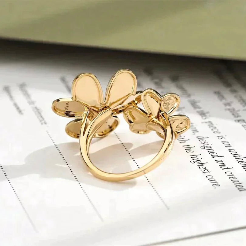 [：Polaidi Jewelry]CLOVER COMOS GOLD DIAMOND RING