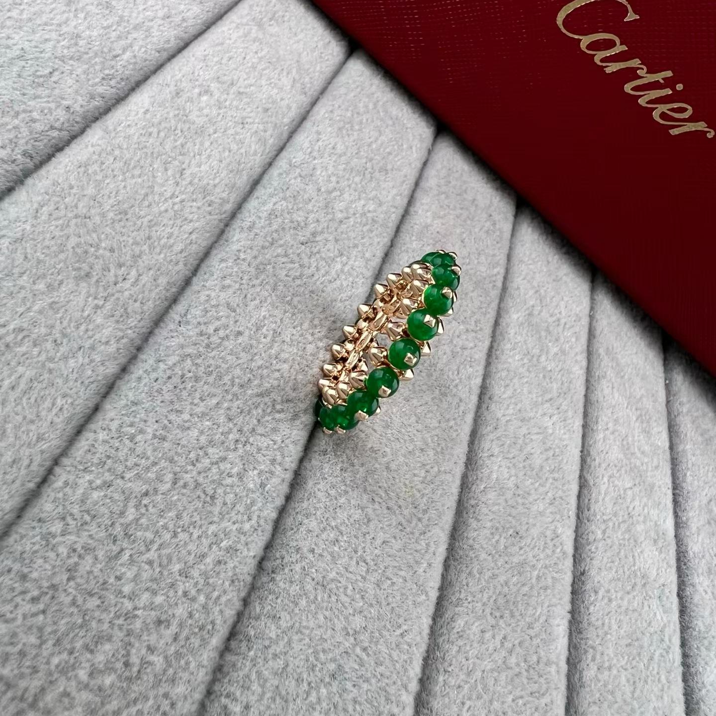 [：Polaidi Jewelry]ROSE GOLD AGATE RIVET RING ASIA LIMITED EDITION