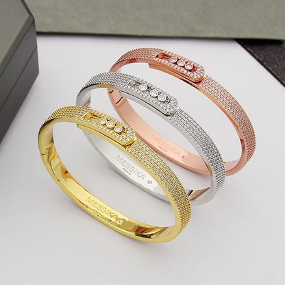 [Polaidi Jewelry]Move Noa Full Pav¨¦ Diamond Bangle Bracelet