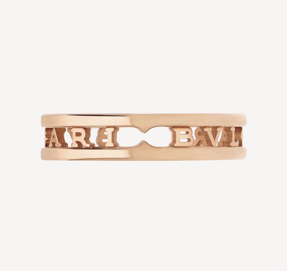 [Polaidi Jewelry]ZERO 1 ONE-BAND WITH OPENWORK LOGO SPIRAL RING
