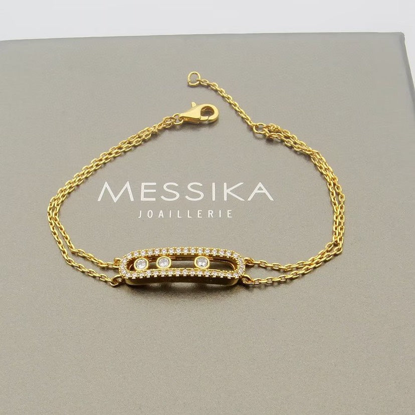 [Polaidi Jewelry] Move Classique pavé bracelet