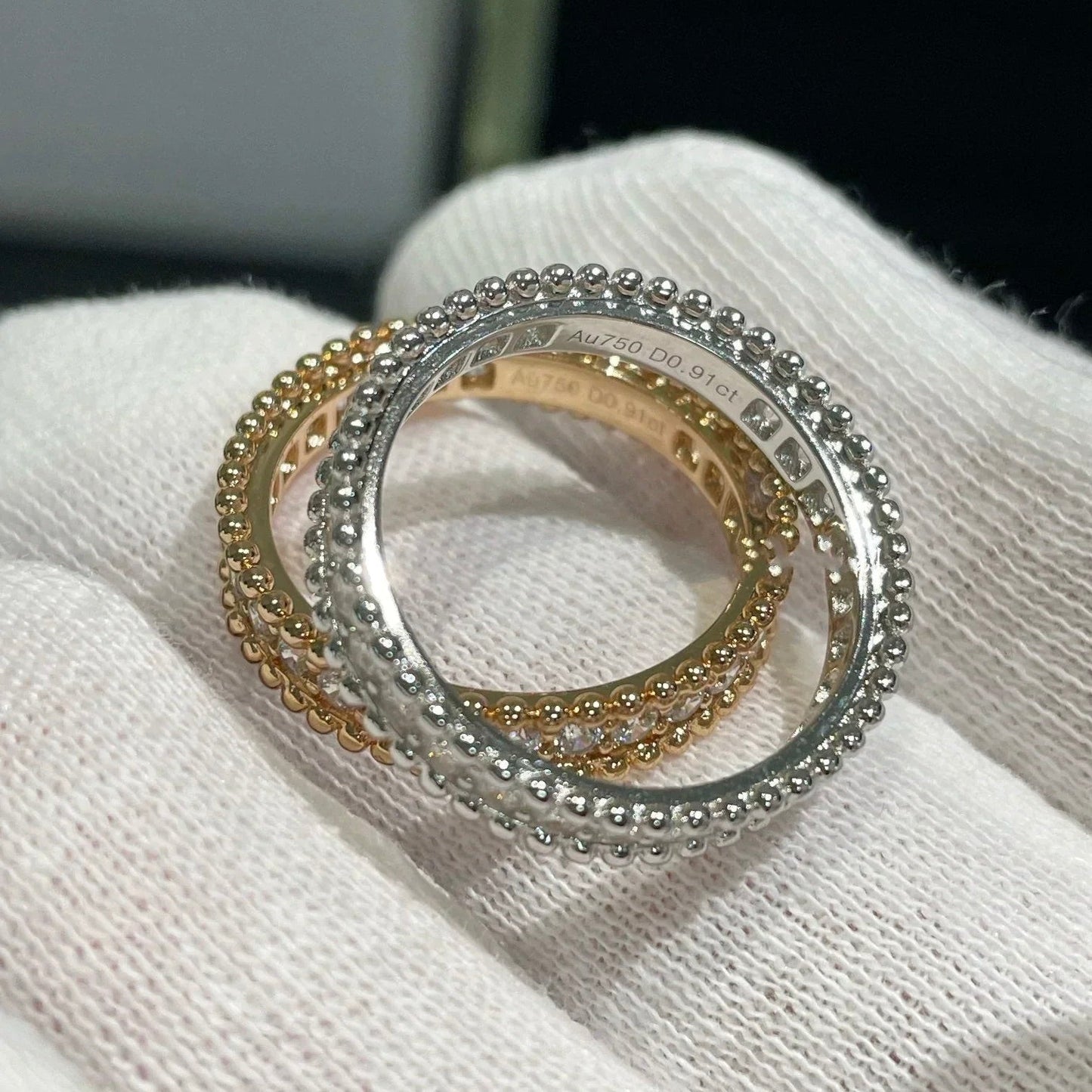 [Polaidi Jewelry]PERLEE DIAMOND ROSE GOLD RING