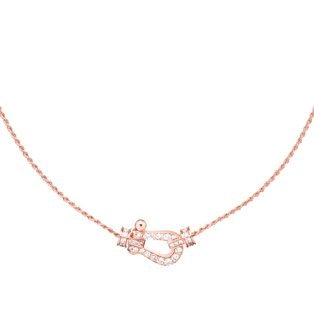 [：Polaidi Jewelry]フォース10 ピンクゴールド ダイヤモンド ネックレス