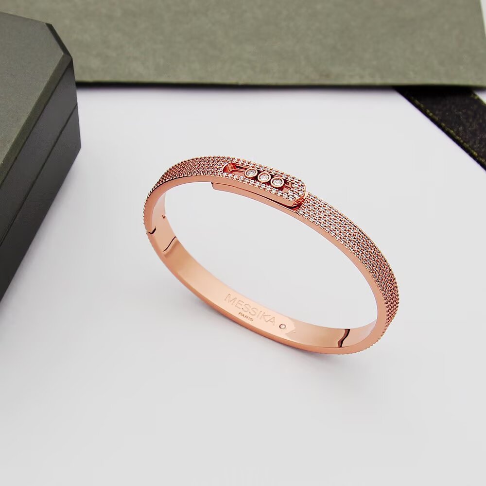 [Polaidi Jewelry]Move Noa Full Pavé Diamond Bangle Bracelet