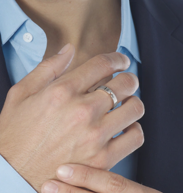 [Polaidi Jewelry]ALLIANCE LIENS VIDENCE 4MM RING