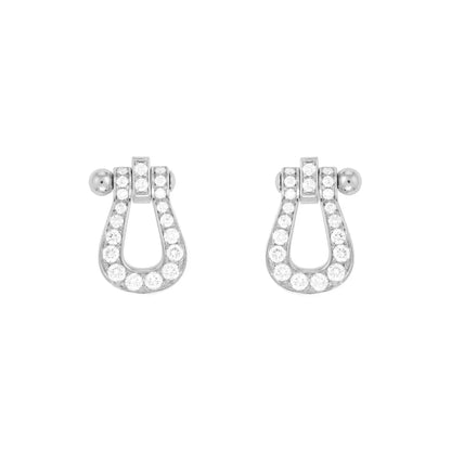 [：Polaidi Jewelry]FORCE 10 FULL DIAMOND STUD EARRINGS MINI MODEL