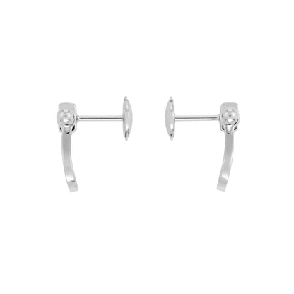[：Polaidi Jewelry]FORCE 10 FULL DIAMOND STUD EARRINGS MINI MODEL