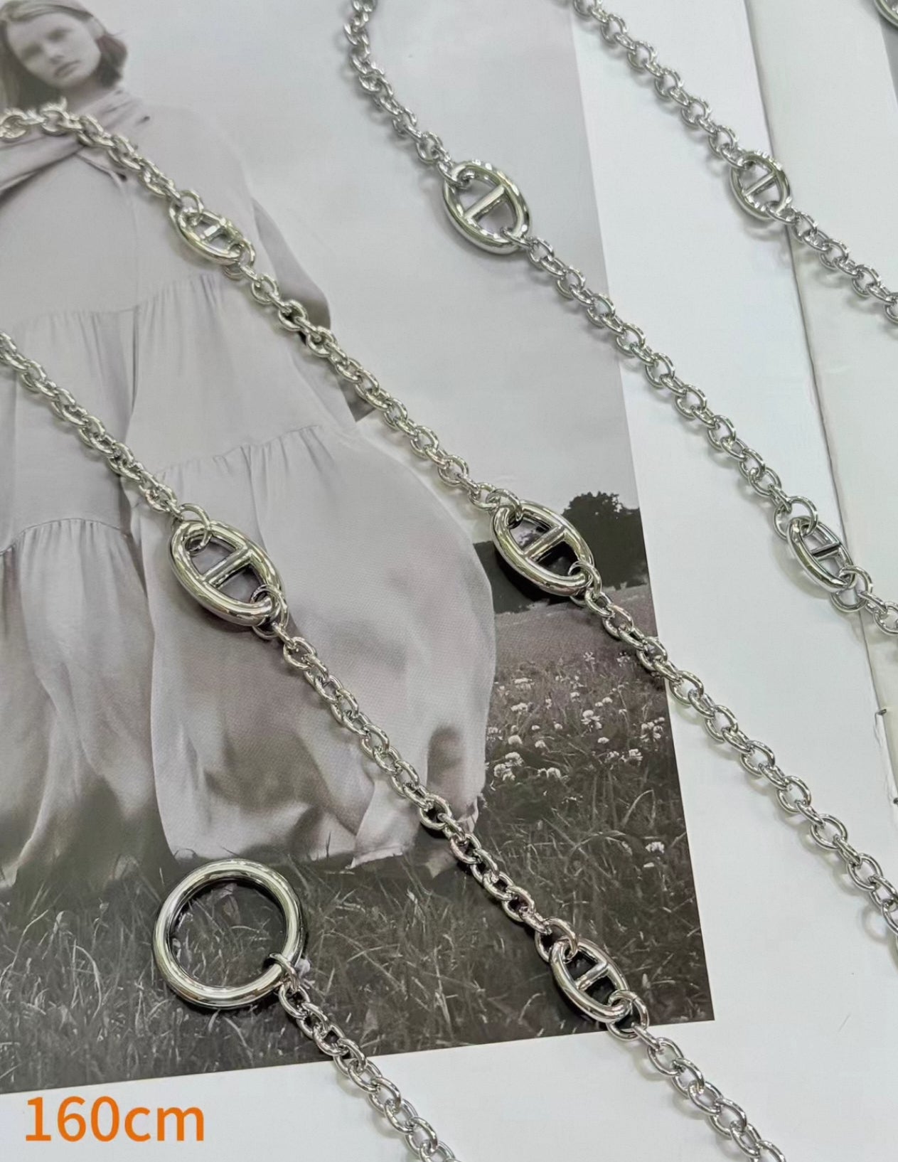 [:Polaidi Jewelry]POP H スカイブルー ネックレス