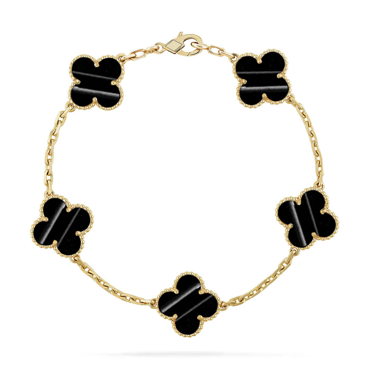 [Polaidi Jewelry] クローバー5モチーフ パルサーストーンブレスレットコレクション