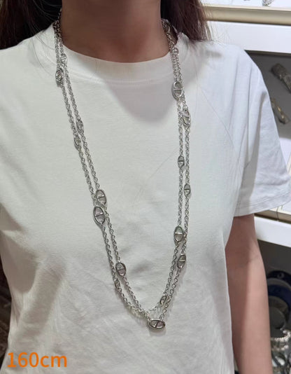 [:Polaidi Jewelry]POP H スカイブルー ネックレス