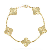 [Polaidi Jewelry ]CLOVER 5 FLOWERS LASER BRACELET