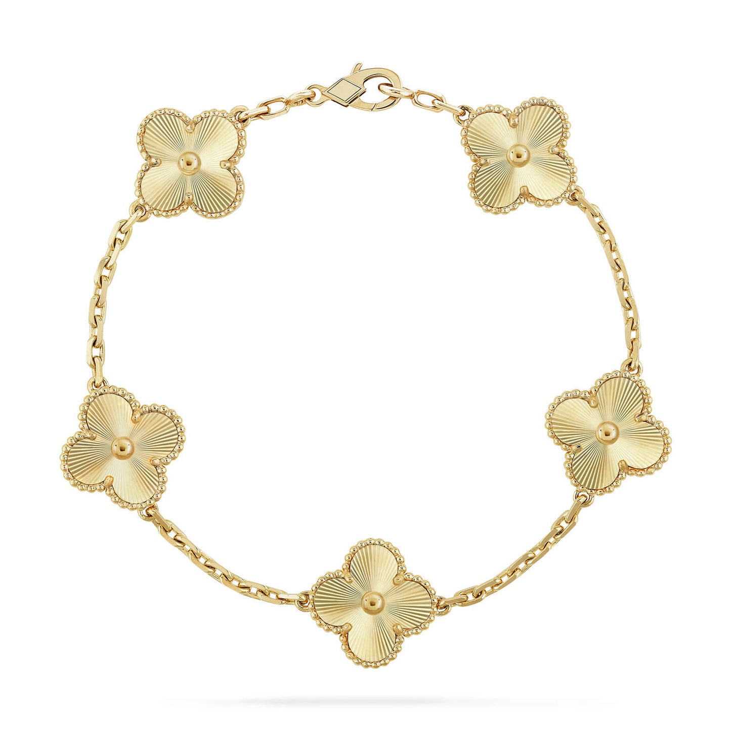 [：Polaidi Jewelry]クローバー5フラワーレーザーブレスレット