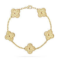 [Polaidi Jewelry ]CLOVER 5 MOTIFS BRONZING BRACELET