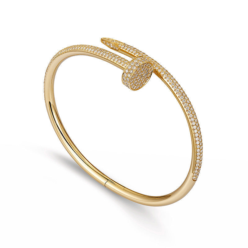 [：Polaidi Jewelry]JUSTE BRACELET 3.5MM ALL DIAMONDS