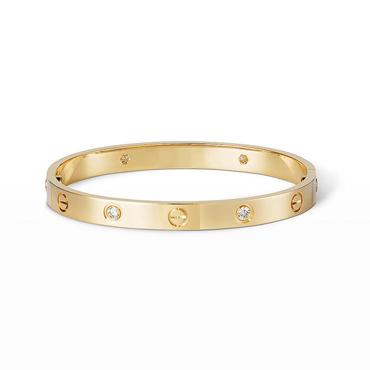 [Polaidi Jewelry]LOVE BRACELET 6.1MM 4 DIAMONDS