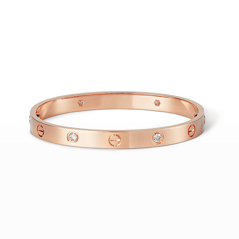 [Polaidi Jewelry]LOVE BRACELET 6.1MM 4 DIAMONDS