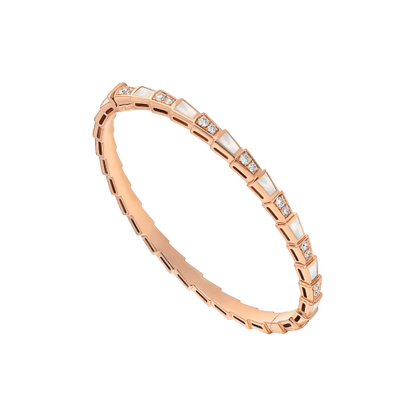 [Polaidi Jewelry]SERPENTI BRACELET PINK GOLD MOP DIAMOND