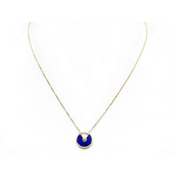 [：Polaidi Jewelry]AMULETTE ROSE GOLD AGATE NECKLACE