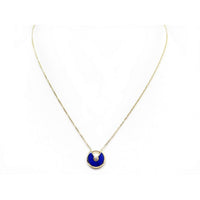 [Polaidi Jewelry ]AMULETTE ROSE GOLD AGATE NECKLACE