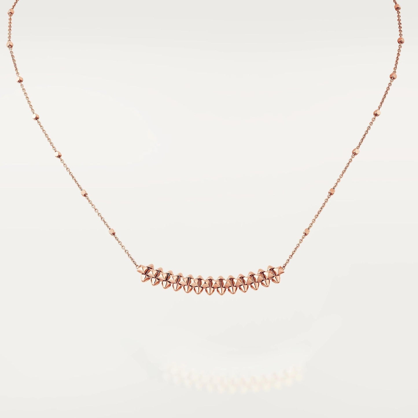 [Polaidi Jewelry]CLASH PINK GOLD NECKLACE