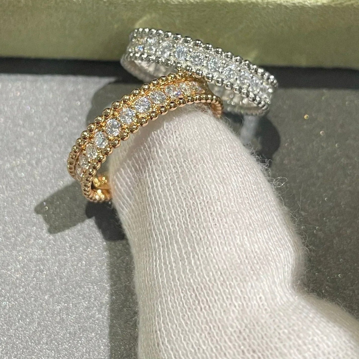 [Polaidi Jewelry]PERLEE DIAMOND ROSE GOLD RING