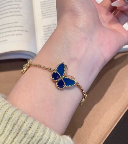 [Polaidi Jewelry]LUCKY SPRING BUTTERFLY 5 MOTIF BRACELET