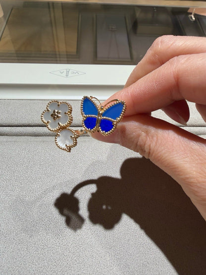 [Polaidi Jewelry]LUCKY SPRING BUTTERFLY OPEN-FACE RINGS