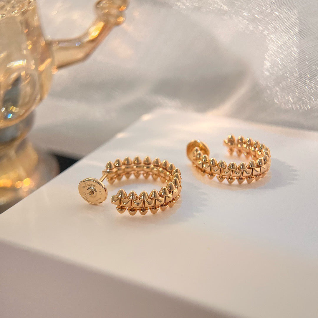 [Polaidi Jewelry]CLASH SMALL HOOP EARRINGS