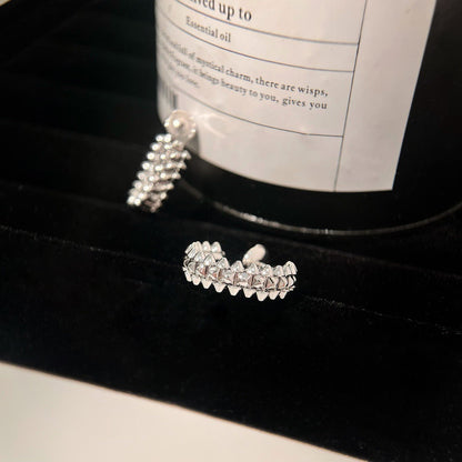 [Polaidi Jewelry]CLASH SMALL HOOP EARRINGS