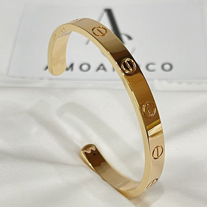 [Polaidi Jewelry]LOVE BRACELET 6.1MM OPEN CUFF