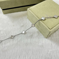 [Polaidi Jewelry ]CLOVER 6 MOTIF WHITE MOP BRACELET