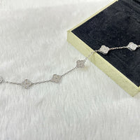 [Polaidi Jewelry ]CLOVER 6 MOTIF DIAMOND BRACELET