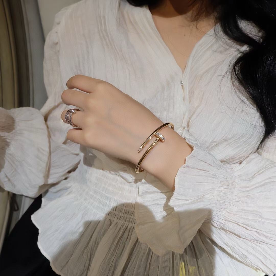 [Polaidi Jewelry]JUSTE BRACELET 3.5MM DIAMONDS