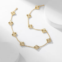 [Polaidi Jewelry ]CLOVER 10 MOTIFS LASER NECKLACE