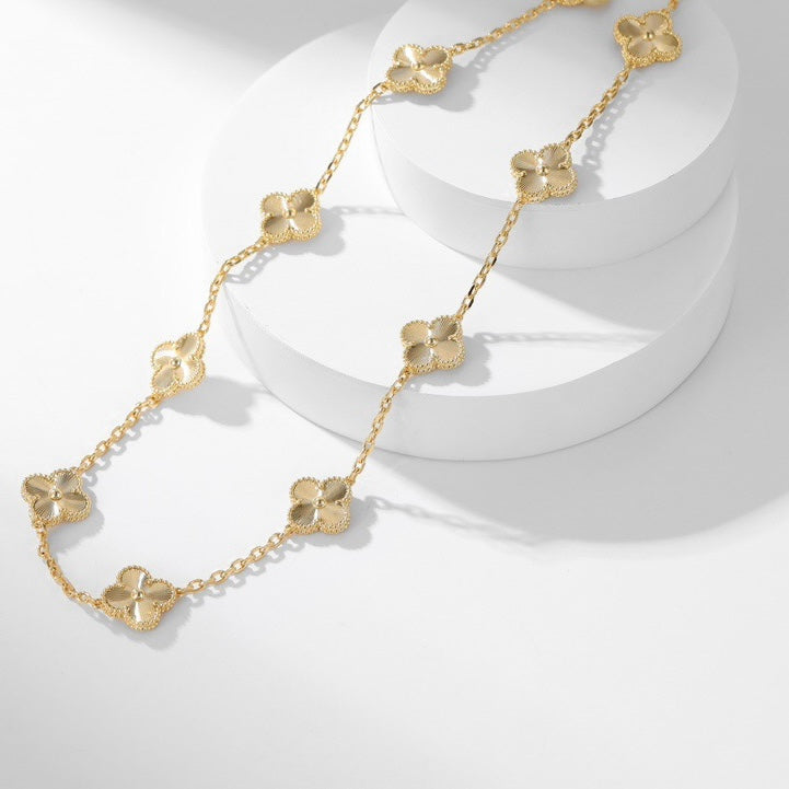 [Polaidi Jewelry]CLOVERS THE 10-MOTIFS LASER NECKLACE