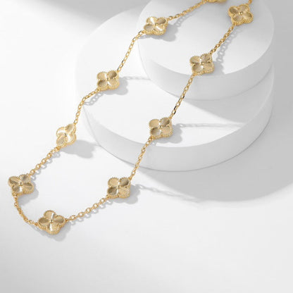 [Polaidi Jewelry]CLOVERS THE 10-MOTIFS LASER NECKLACE