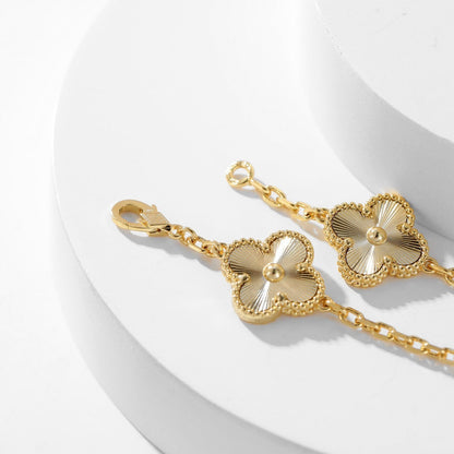[：Polaidi Jewelry]CLOVER 10 MOTIFS LASER NECKLACE
