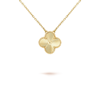 [Polaidi Jewelry ]CLOVER 15MM LASER NECKLACE