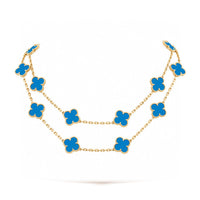 [Polaidi Jewelry ]CLOVER 20 MOTIFS TURQUOISE GOLD
