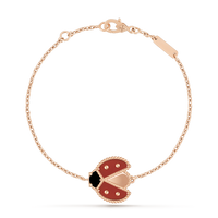 [Polaidi Jewelry ]LUCKY SPRING 1 MOTIF PINK GOLD BRACELET