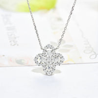 [Polaidi Jewelry ]LOOP NECKLACE FULL MOTIF DIAMOND 16MM MULTIPLE COLORS